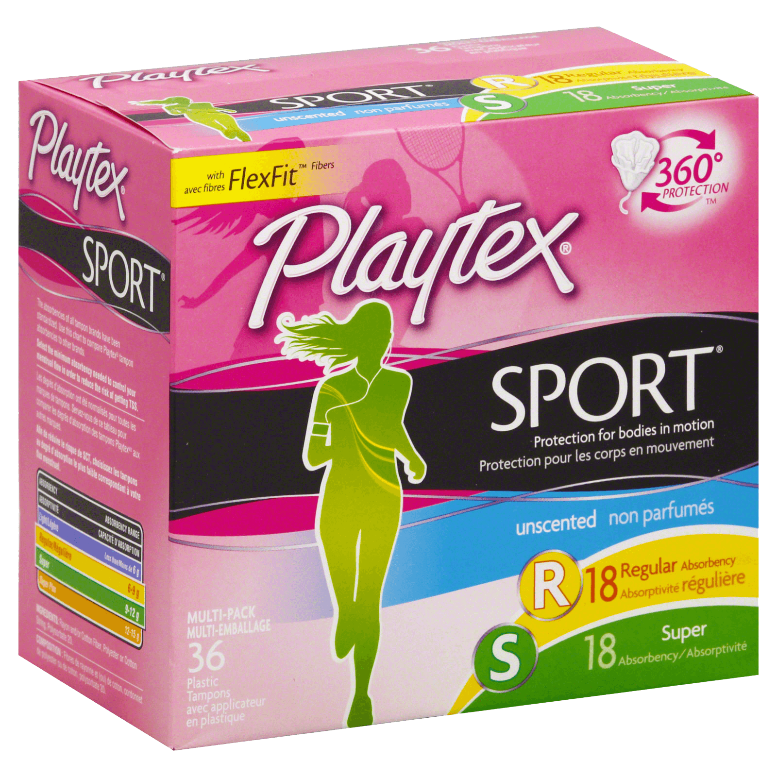 Playtex Sport Tampons, Unscented Multipacks – Care Free Deliveries